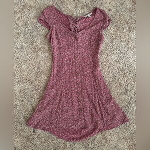 A-line Cap Sleeve Dress